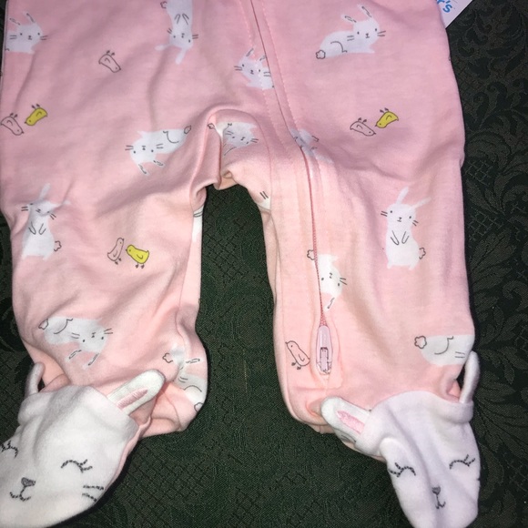 NWT TWINS 1st Easter sleeper bib cap carters 6-9 m - Picture 8 of 10